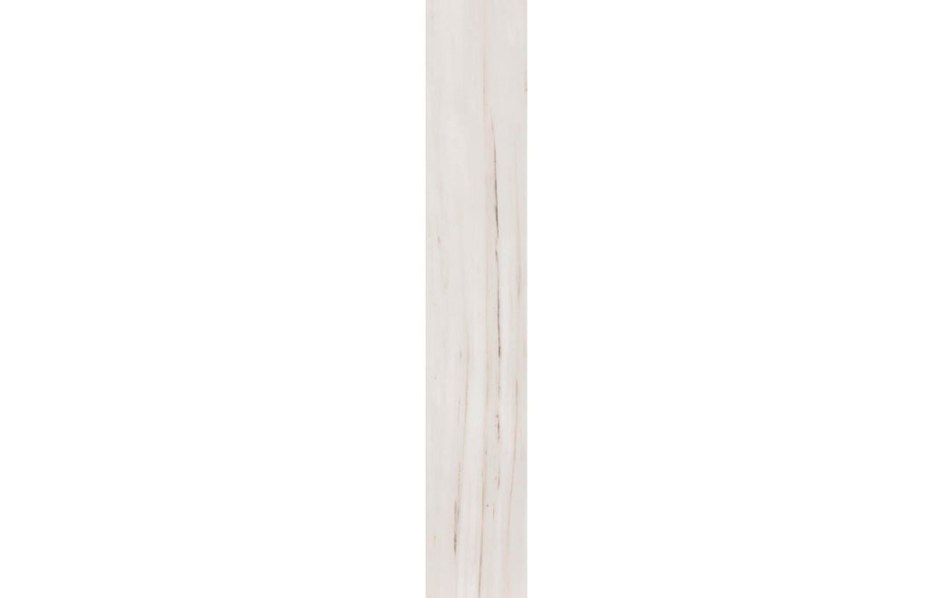 A linha marmi clássico da Portobello traz um porcelanato esmaltado sustentável. As peças estão disponíveis nos tamanhos 20 x 120 cm.