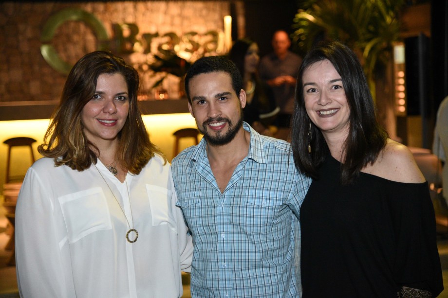 Saula Sebba, Carlos Leão e Cristiane Melo