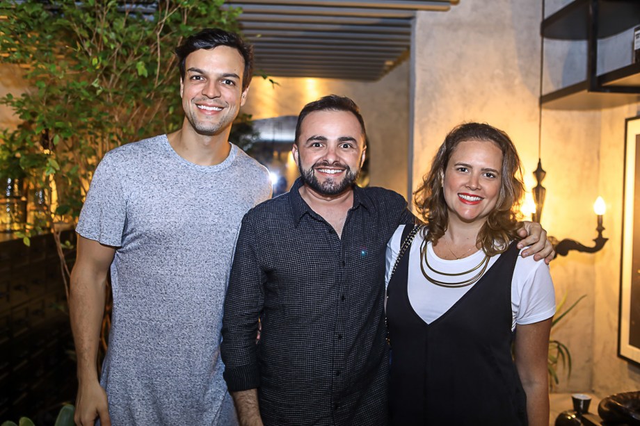 Walter Costa Lima, Ramiro Mendes e Amanda Camara