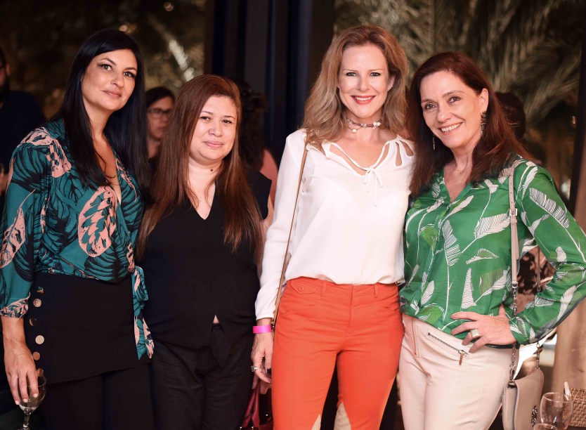 Nara Lauria, Drica Vicente, Cris Diniz e Beth Kalache