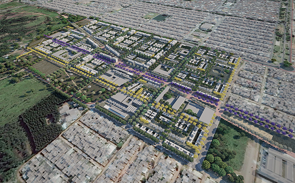 CATEGORIA PLANEJAMENTO URBANO - OBRA CONSTRUÍDA (EM CONSTRUÇÃO). SETOR HABITACIONAL PÔR-DO-SOL – BRASÍLIA – DF. Autores: Emerson Vidigal, Eron Costin, Fabio Henrique Faria, João Gabriel Rosa e Martin Kaufer Goic. Colaboradores: Daniela Moro, Gabriel Tomich e Matheus Fernandes.