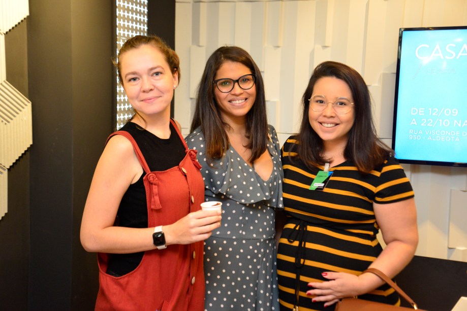 Carol Timbó, Anelisa Bluhm e Mirna Albuquerque