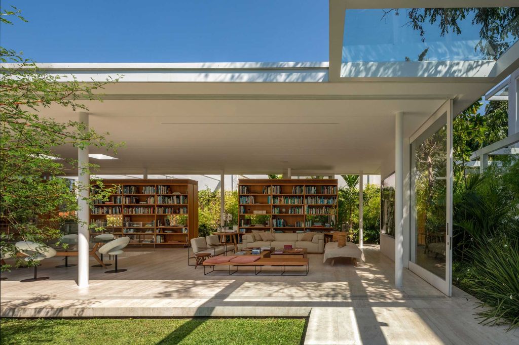 anexo casa dos livros lia siqueira casacor rio de janeiro rj biblioteca jardim decoração elenco profissionais livro livros