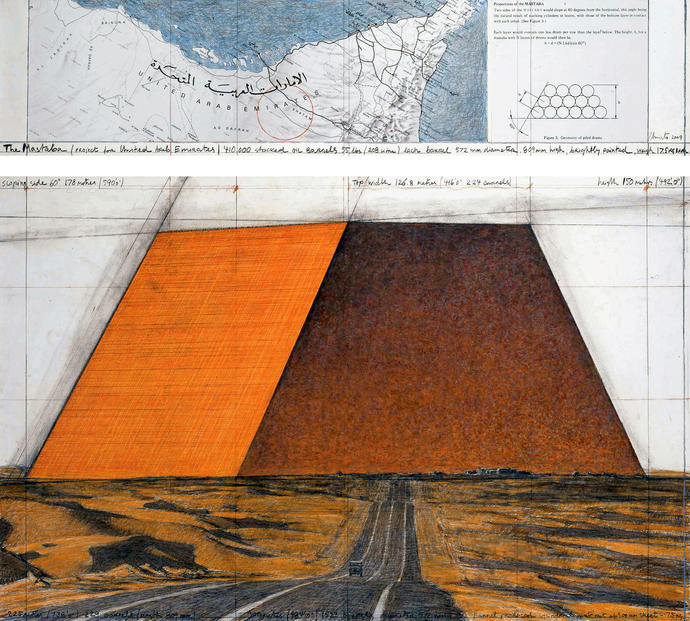 maior obra de arte do mundo; Christo e Jeanne-Claude