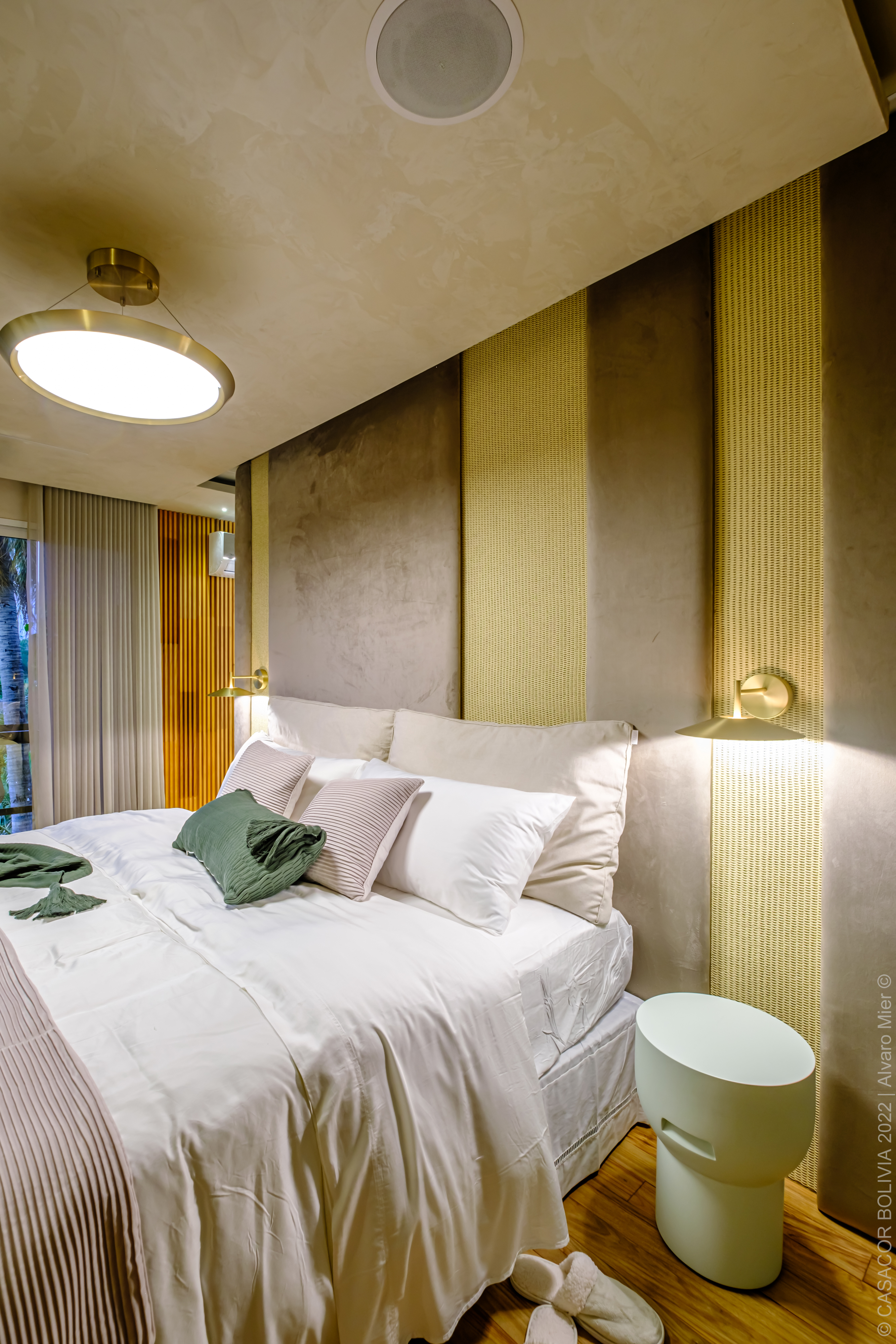 Master Suite, por Fabiola Subirana, Lissy A&ntilde;ez e Ver&oacute;nica Paz- CASACOR Bol&iacute;via 2022