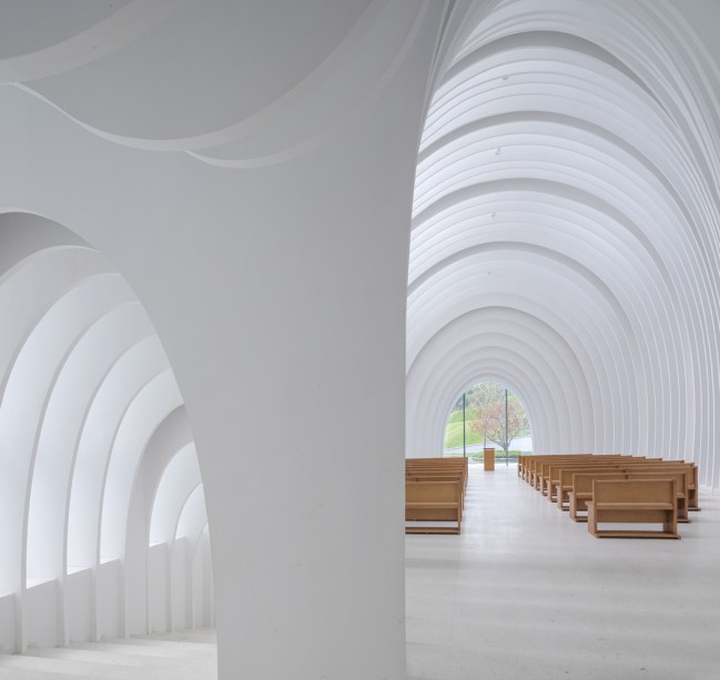 The Chamber Church, por Büro Ziyu Zhuang, na China. Projeto vencedor na categoria Arquitetura Religiosa.