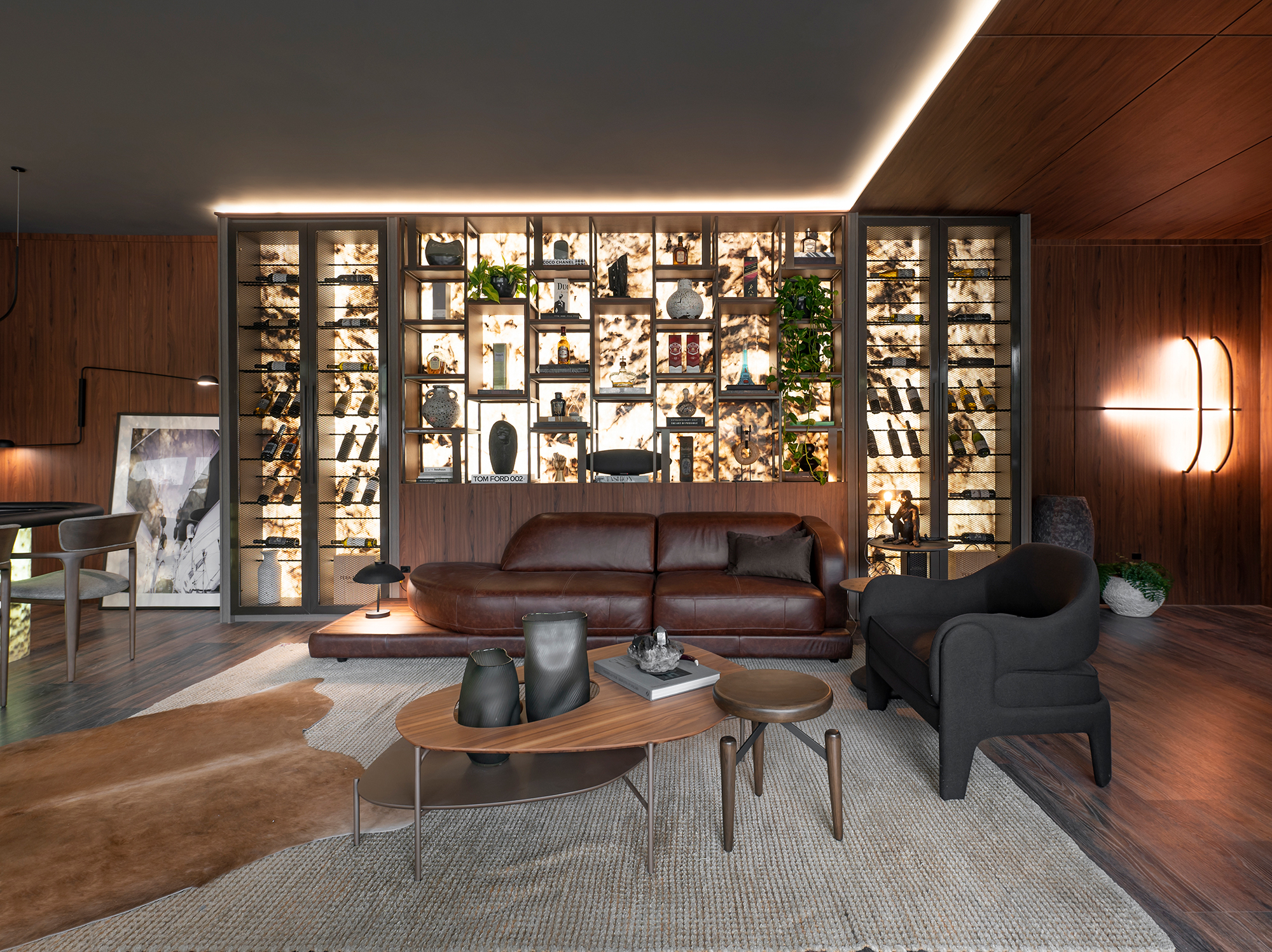 Keli Maksimiuk e Rafaela Rosa - Man Cave by Quality Home. Projeto da CASACOR Santa Catarina | Balne&aacute;rio Cambori&uacute;.