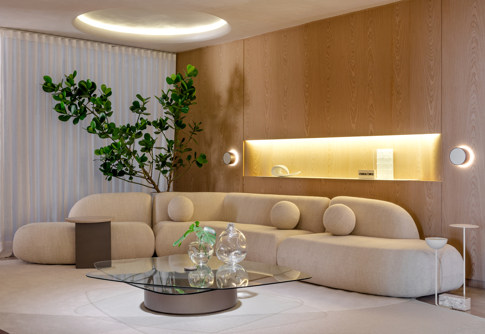 Maria Ondina Garcia e Eluize Mendes - Morada Samar. Projeto da CASACOR Santa Catarina | Balne&aacute;rio Cambori&uacute; 2023.