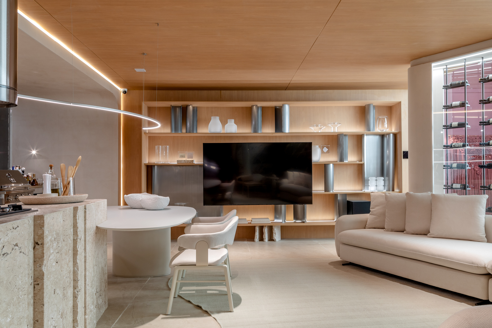 Bia Kestering - Gourmet Opponere. Projeto da CASACOR Santa Catarina | Balne&aacute;rio Cambori&uacute; 2023.