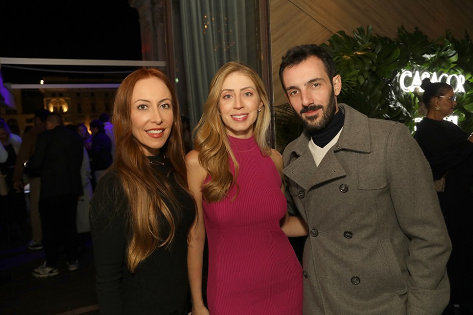 Luciana Vigano, Fernanda Rubatino e Rodrigo Avela