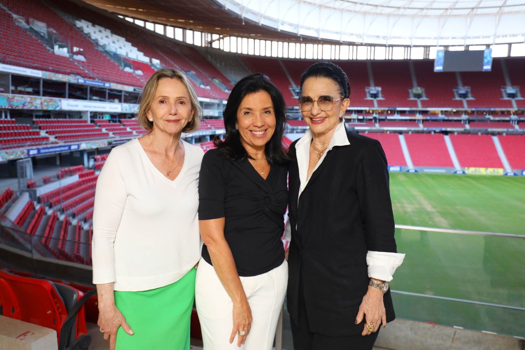 Sheila de Podestá, Eliane Martins e Moema Leão, organizadoras da CASACOR Brasília